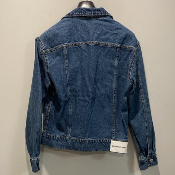 Calvin Klein Denim Trucker Jean Jacket - Picture 3 of 13